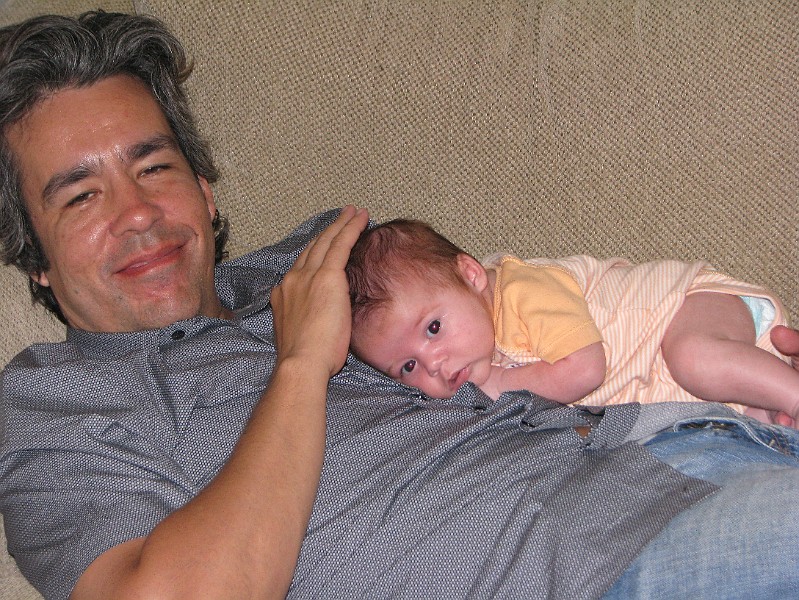 IMG_0941.JPG - Daddy takes care of me when he gets home from work.