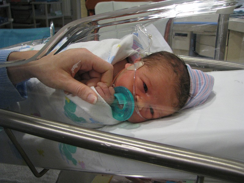 IMG_0359.JPG - I'm so snuggly in my swaddle.