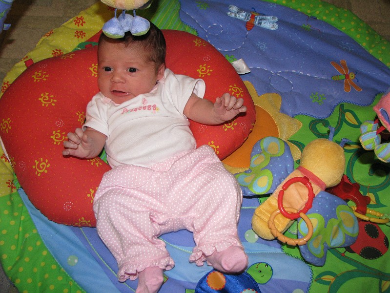 IMG_0731.jpg - Not so crazy about tummy time. I prefer to chill on my back.