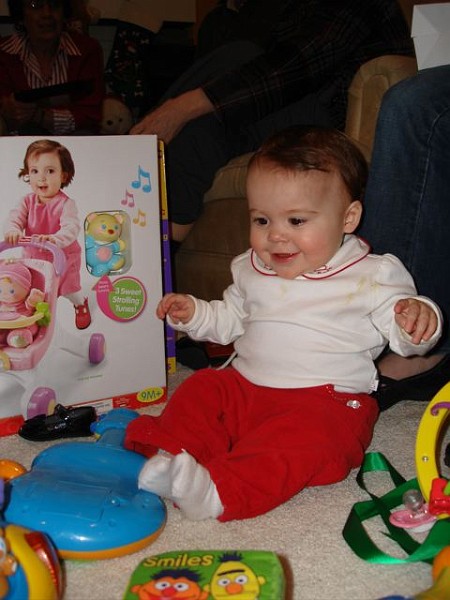ChristmasMess.jpg - And this one. Don't mind the green beans on my shirt.