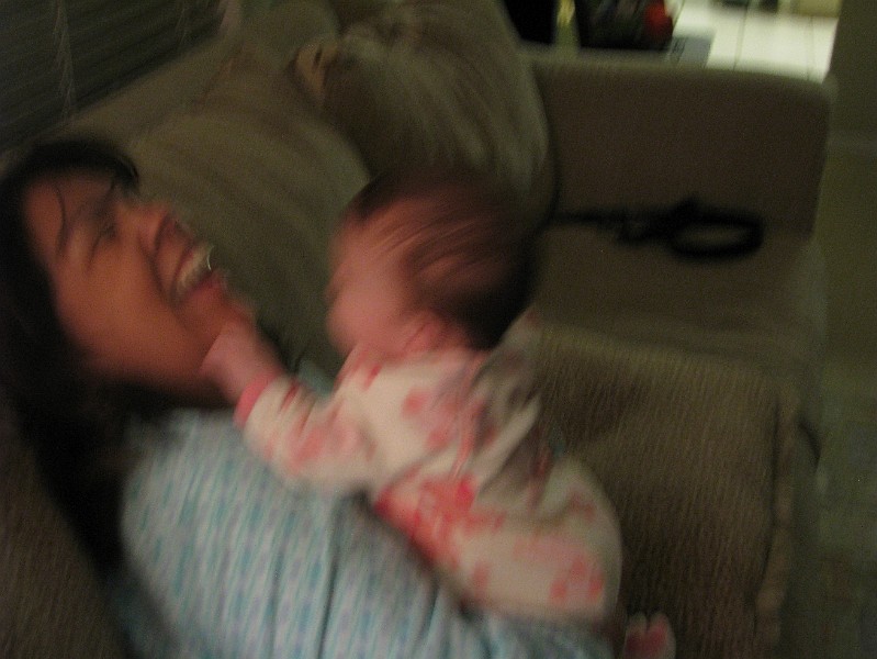 GrandmaIdaBlurry.jpg - Hold still! I gotta check those teeth!