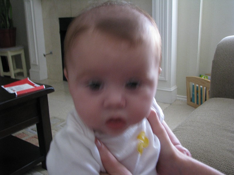 BlurryAllie.JPG - Daddy's messing around with the camera settings. Here's blurry Allie...